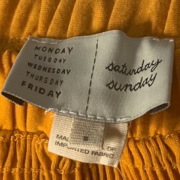 Anthropologie Saturday Sunday Bailie Smocked Ruffled Mini Skirt - Picture 2 of 4